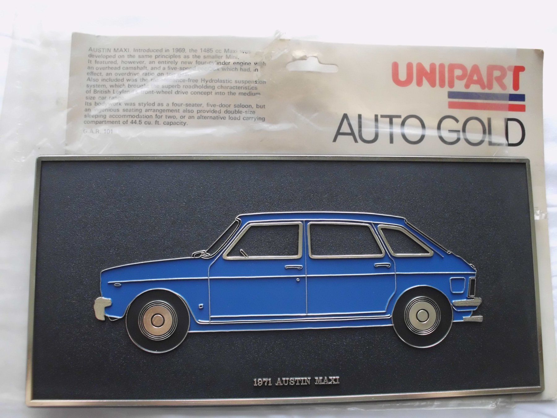 Insegne: Werbetafel Austin Maxi 1971 – Nuovo e nell'imballaggio originale da Marbach SG venduto da Pinnie62