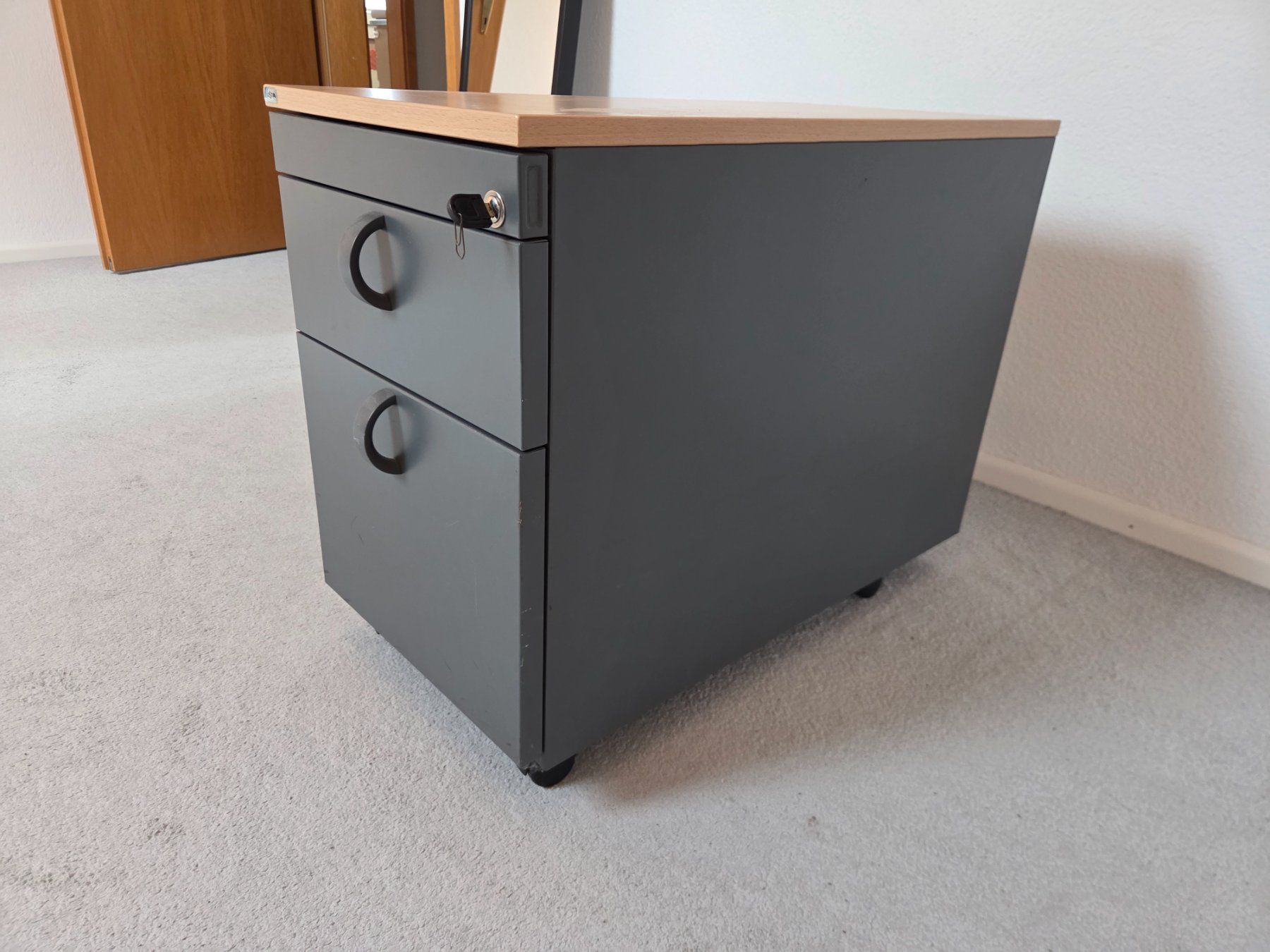 Lista Korpus: Rollcontainer Lista grau gebraucht – Gebraucht aus Bachs von Schpise