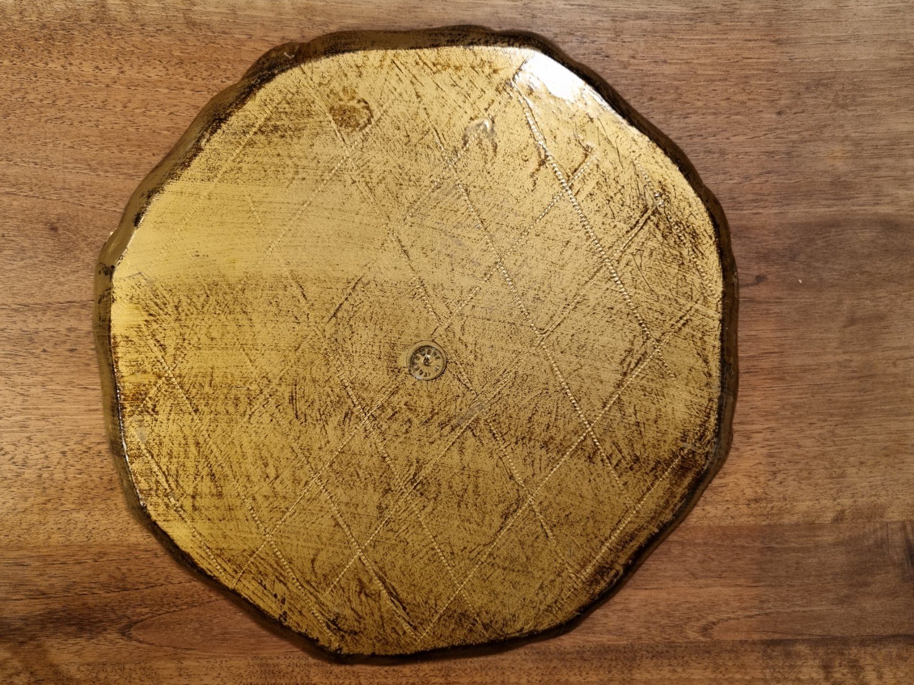 Piatti di portata: Vintage Florentiner Tablett grün-gold – Usato da Scharnachtal venduto da devin03 5