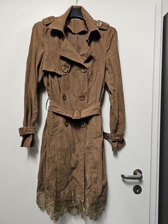 Trench-coat/Neuf/Molly-Bracken/Marron et Dentelle/Taille M