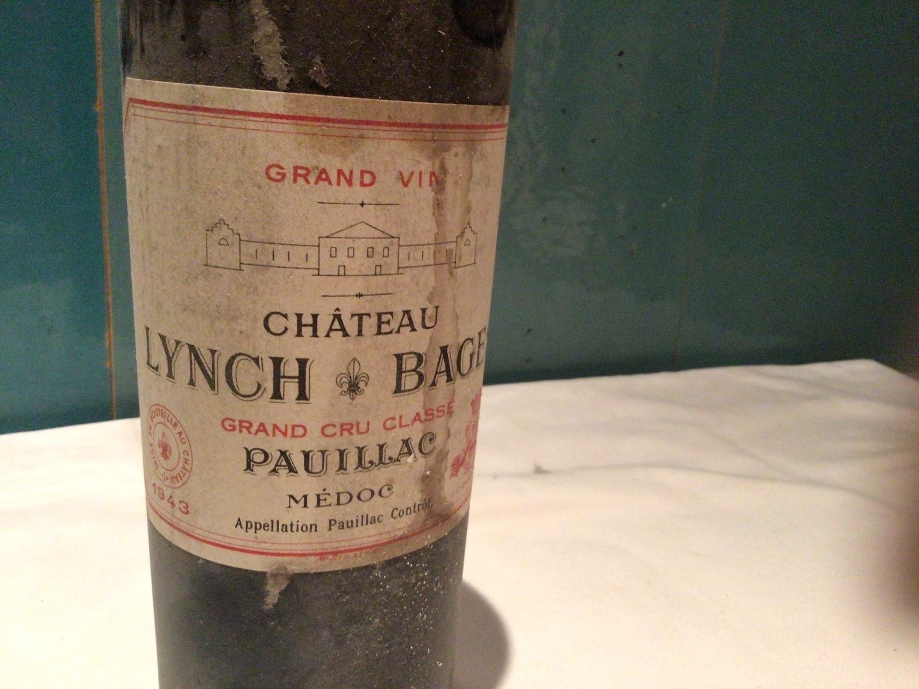 Lynch Bages Vino: Lynch Bages 1943 – Usato da Schleinikon venduto da Laegern99 1
