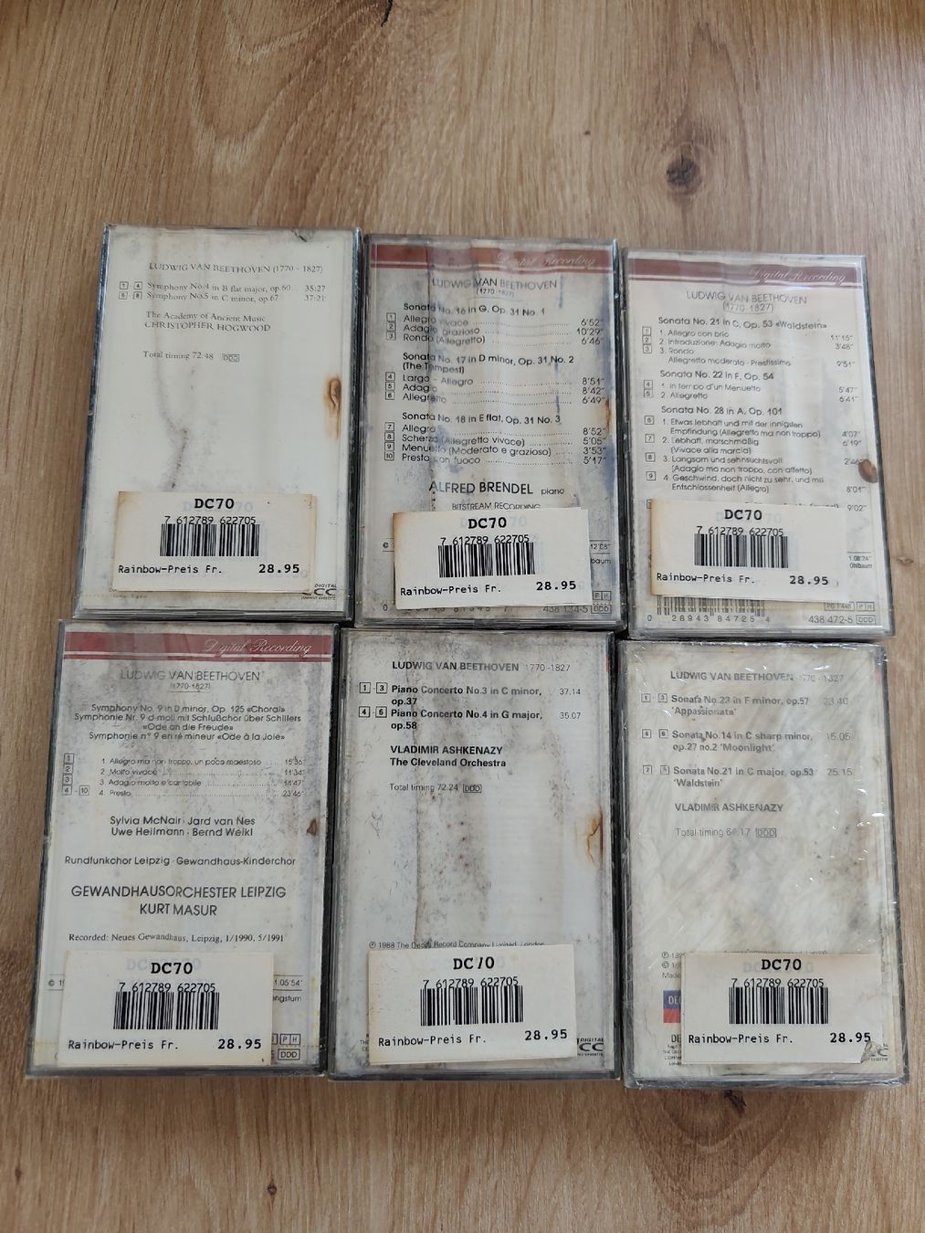 Cassettes audio: Beethoven Cassette Collection - Classical Music Bundle – D'occasion à Lausanne par aro_7pwk 1