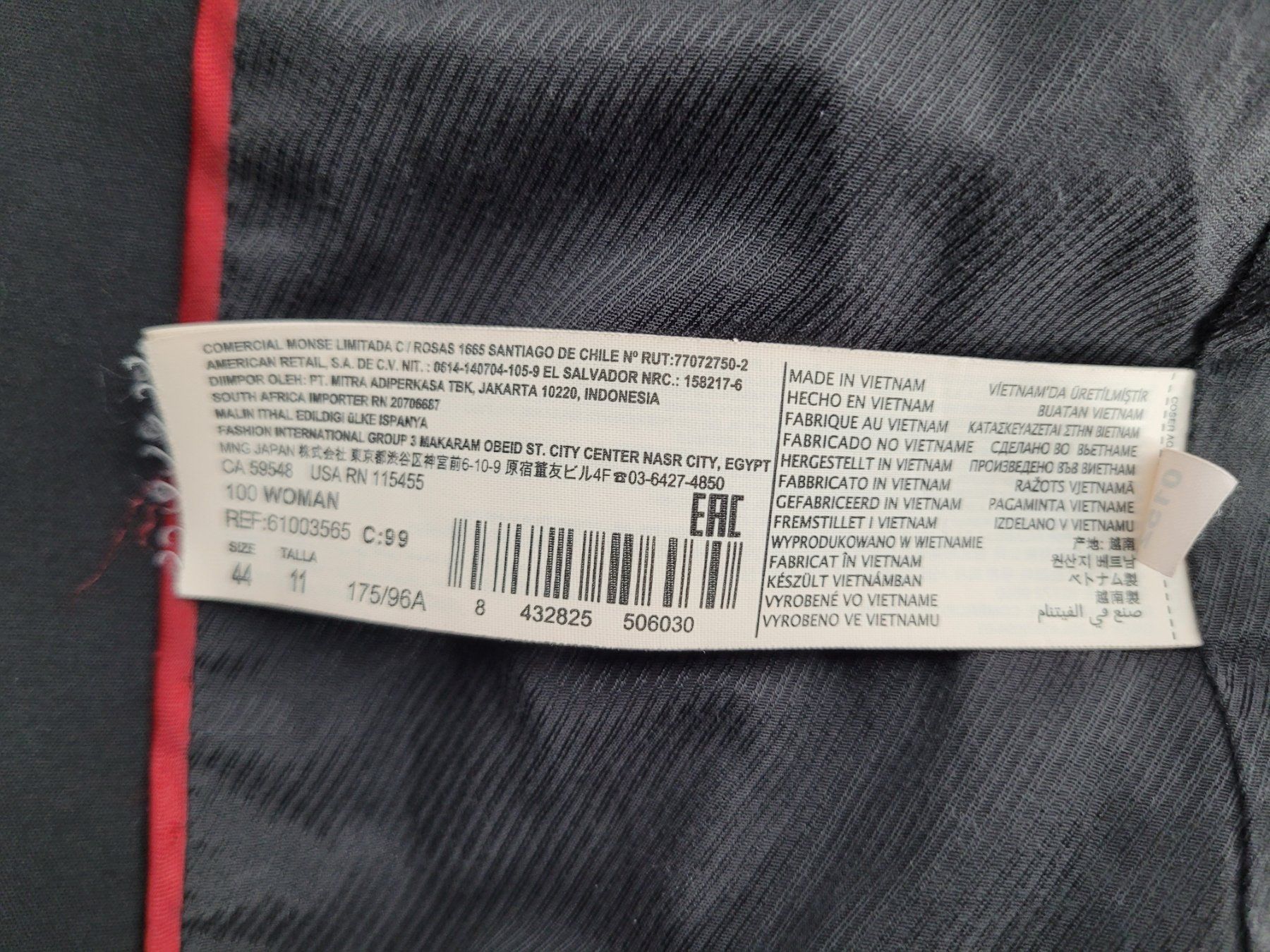 Mango Vestes: MANGO Veste Noire – D'occasion à Lausanne par PlusValue_Lausanne 5