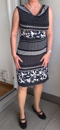 Elegantes comma Damenkleid Gr. 40 – sehr guter Zustand