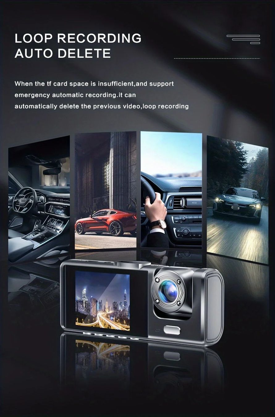 Action Cam: NEU Dashcam 1080P DVR Auto Videorecorder / Caméra voiture – Nuovo e nell'imballaggio originale da Isérables venduto da Wishlist 2