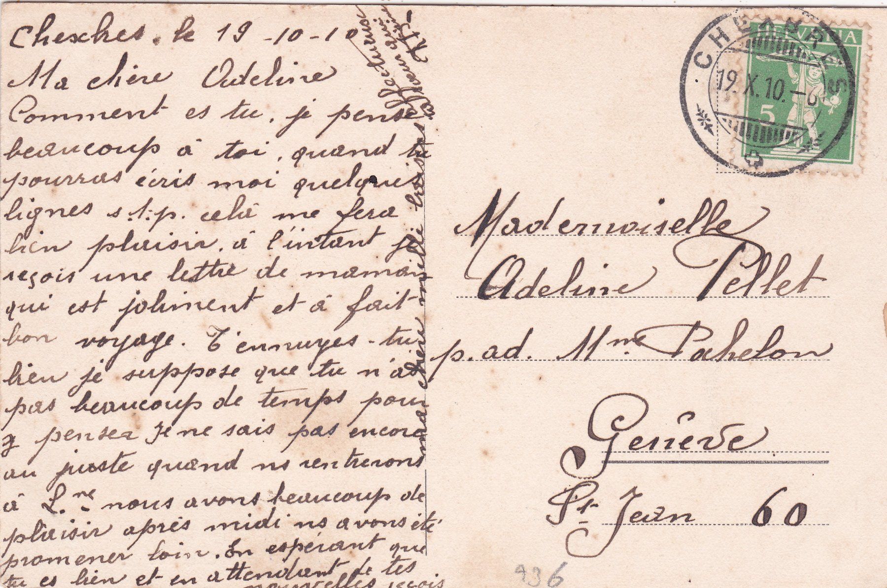 Cartes postales: Chexbres 1910 – D'occasion à Herisau par Lisegrat2008 1