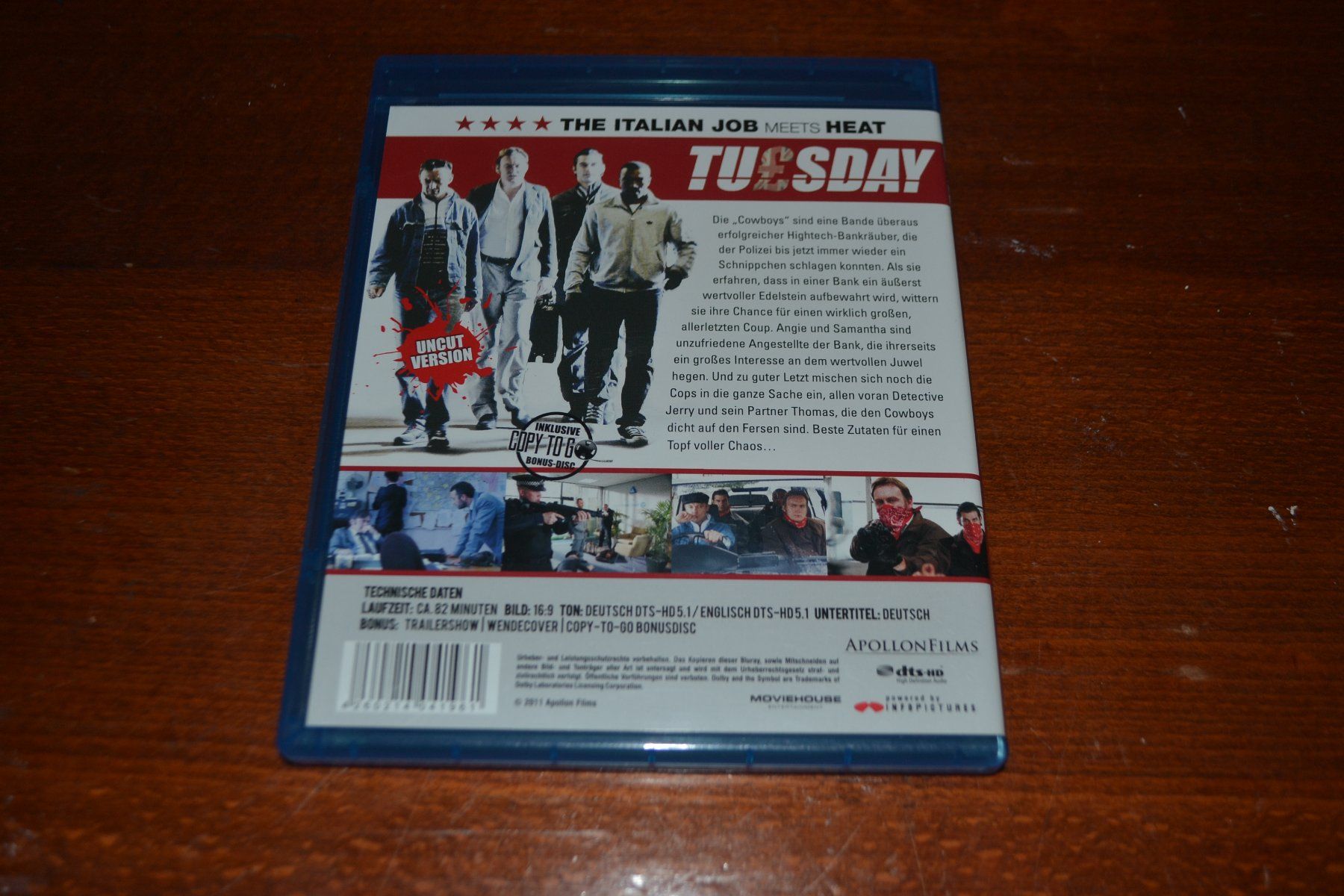 Tutti i DVDs: Tuesday in 3D – Usato da Laupen ZH venduto da chefdom 1