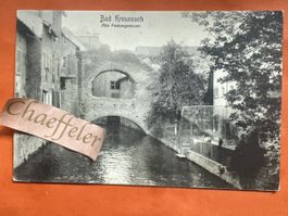 1905 Bad Kreuznach Alte Festungsmauer mit Marke & Stempel 