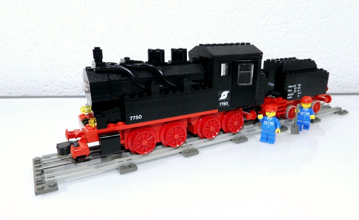 Lego Kit di costruzioni: LEGO 12 VOLT EISENBAHN 7750 GROSSE DAMPFLOK MIT TENDER – Usato da Turbenthal venduto da Ddanuh 5
