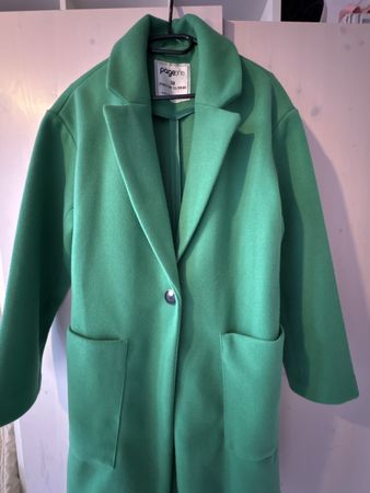 Green Coat, Size 38.