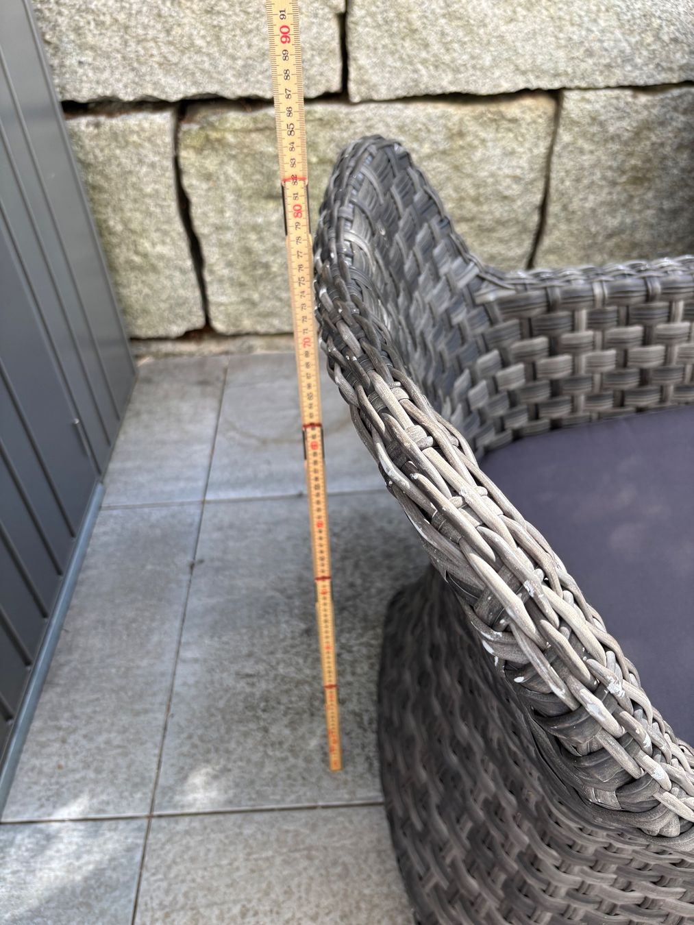 Poltrone: Polyrattan Lounge-Set (Sofa & 2 Sessel ) – Usato da Wohlen AG venduto da Rocker99 3