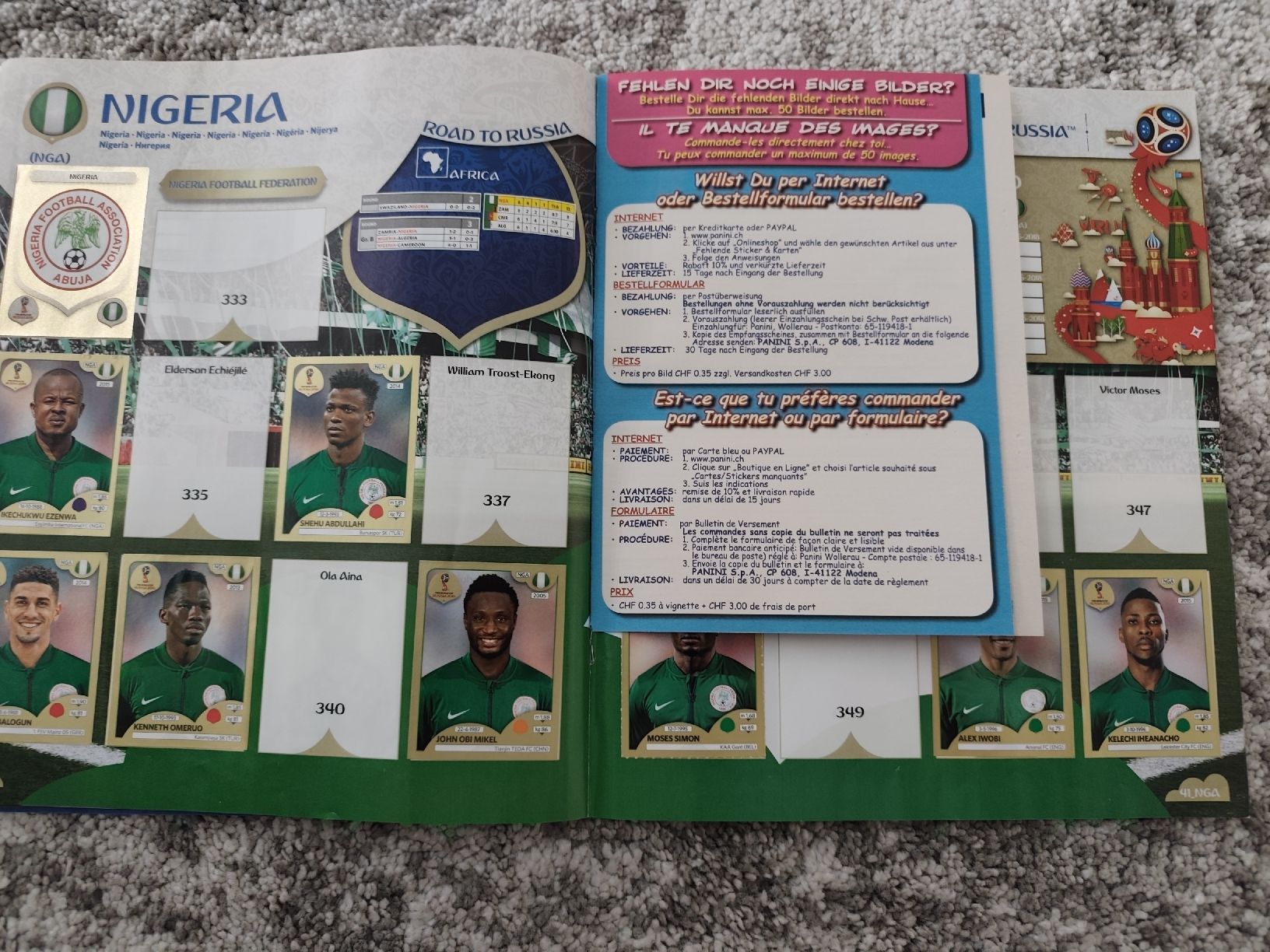 Panini Album: Panini WM Alben/ Sticker fehlen – Usato da Kreuzlingen venduto da m0ritz.sch 7