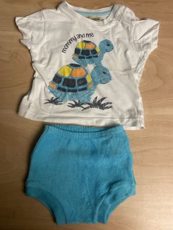 Sommerliches Baby-Set Gr. 68 mit Schildkröten🐢