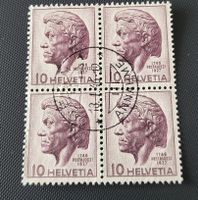 Viererblock Vollstempel briefmarke