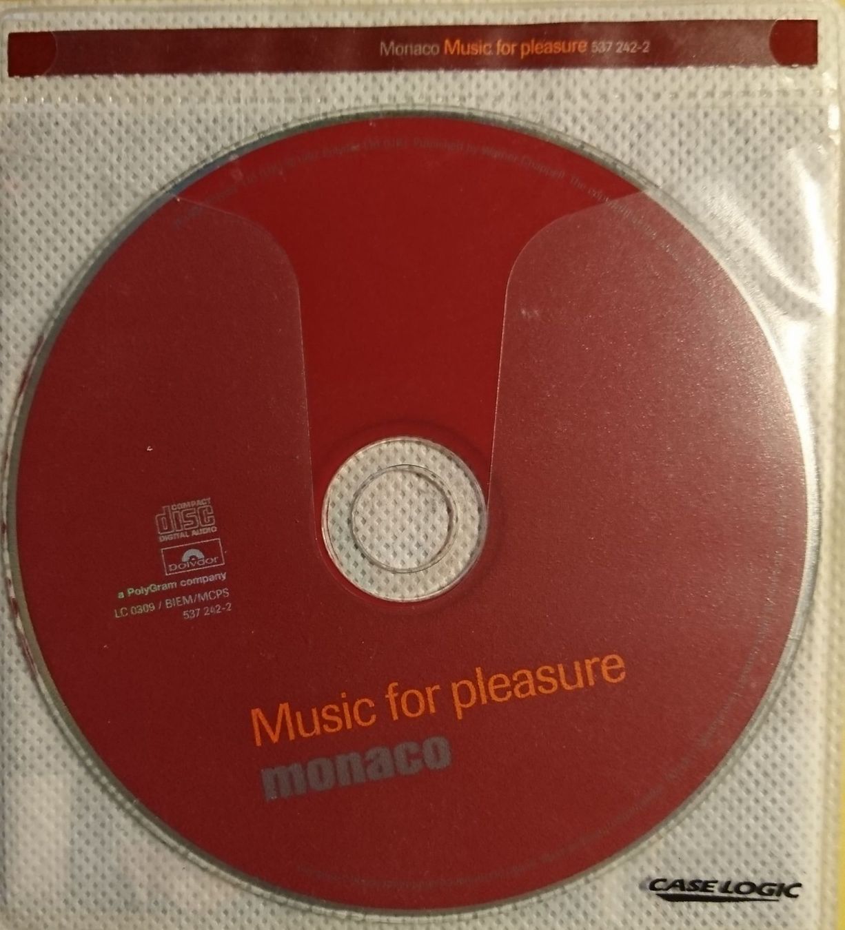 CD: MONACO Music For Pleasure – Usato da Zürich venduto da Raz88 1
