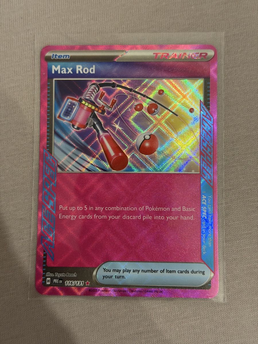 Pokémon Sammelbilder & Trading cards: Pokémon Max Rod 116/131 Prismatic Evolutions – Neu (gemäss Beschreibung) aus St. Gallen von Xbylucas