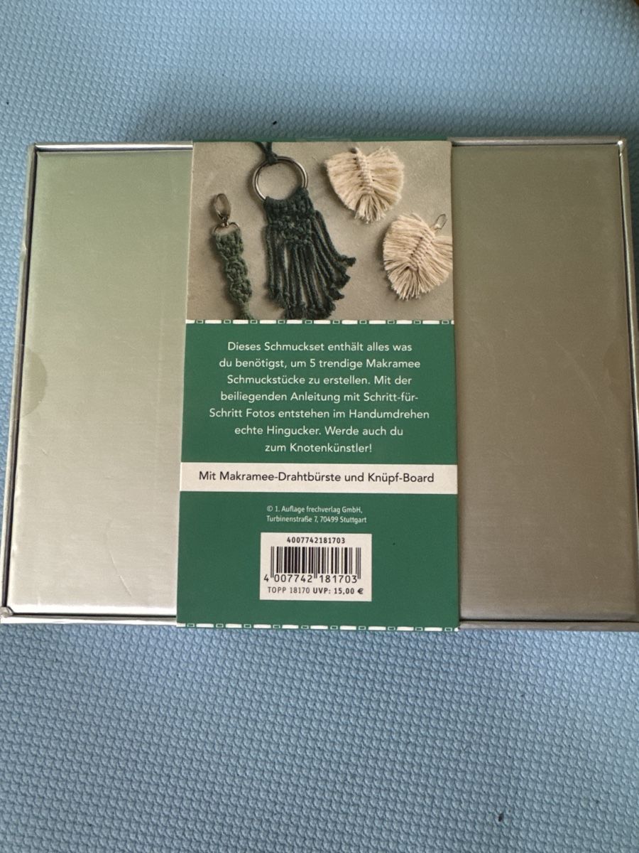 Portachiavi: Makramee Schmuckset TOPP "Choose Happy", Neu! – Nuovo e nell'imballaggio originale da Seuzach venduto da CarmelinaFerraris 1