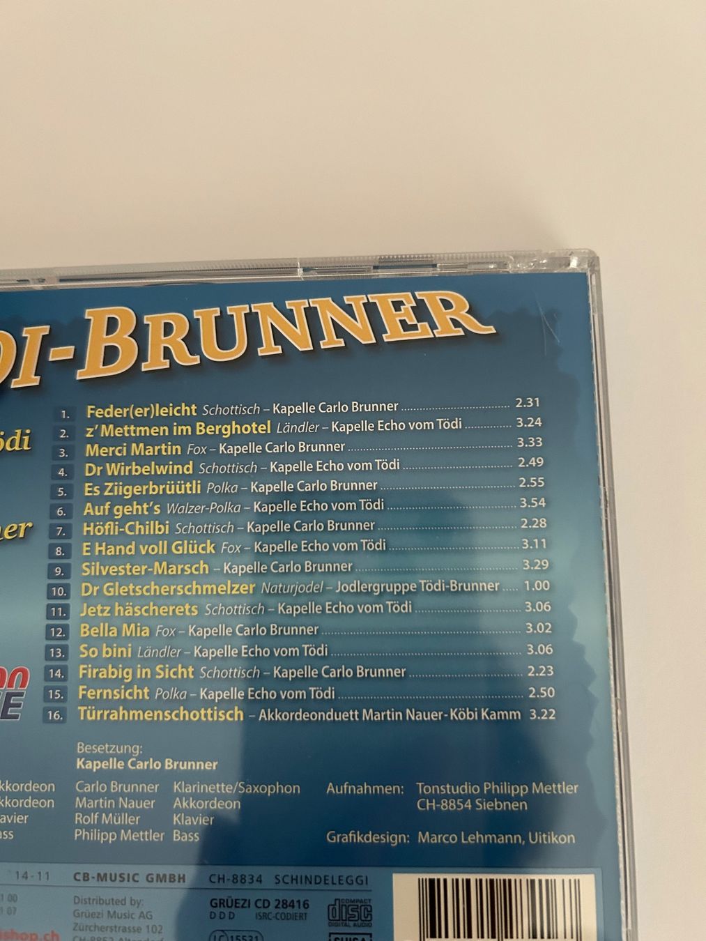 CDs: CD Tödi - Brunner – Gebraucht aus Aesch BL von Regenbogen024 1