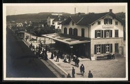 Affoltern, a. A., Motiv vom Bahnhof und 