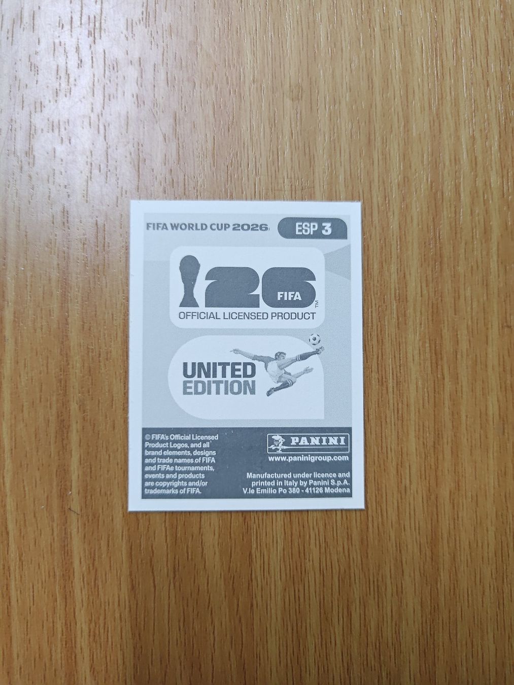 Panini Carte collezionabili: Panini WM 2026 Sticker - ESP 3 – Usato da Hochdorf venduto da all_u_want 1