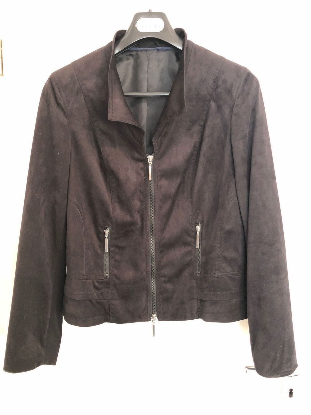 Giacche: Wildleder-Optik Jacke schwarz M – Usato da Hendschiken venduto da Uraniali 2