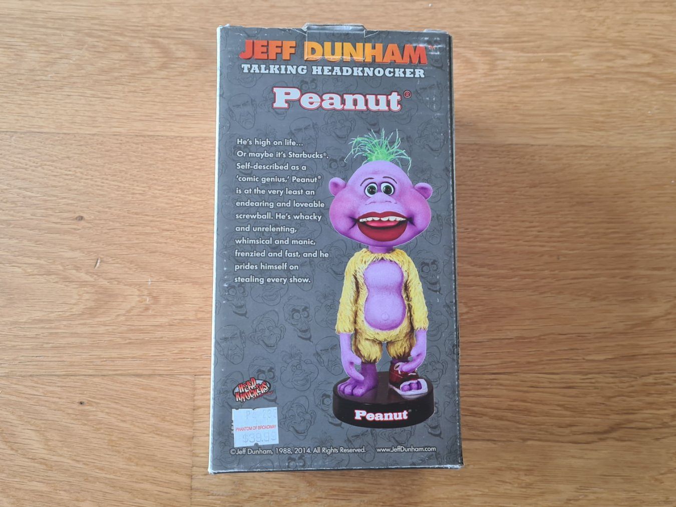 Figuren: Vintage Jeff Dunham Peanut Talking Bobblehead Figur OVP – Neu (gemäss Beschreibung) aus Winterthur von stufaphi 2