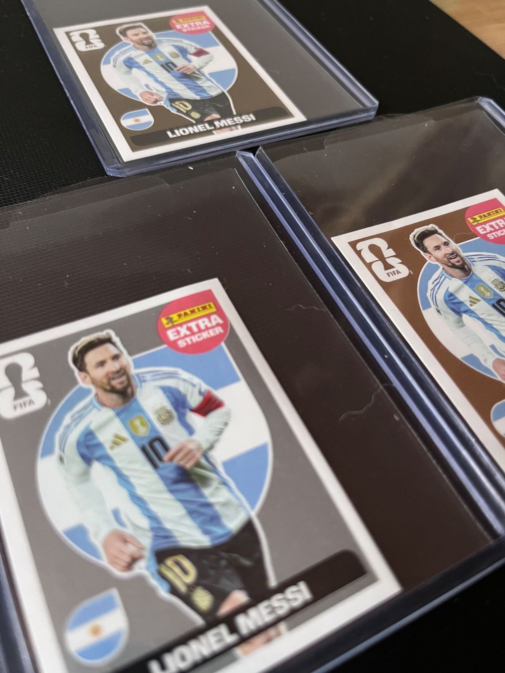 Panini Carte collezionabili: Messi + Ronaldo Bronze / Silver / Gold Panini Extra Sticker – Nuovo (secondo la descrizione) da Villeret venduto da Ma_To 2