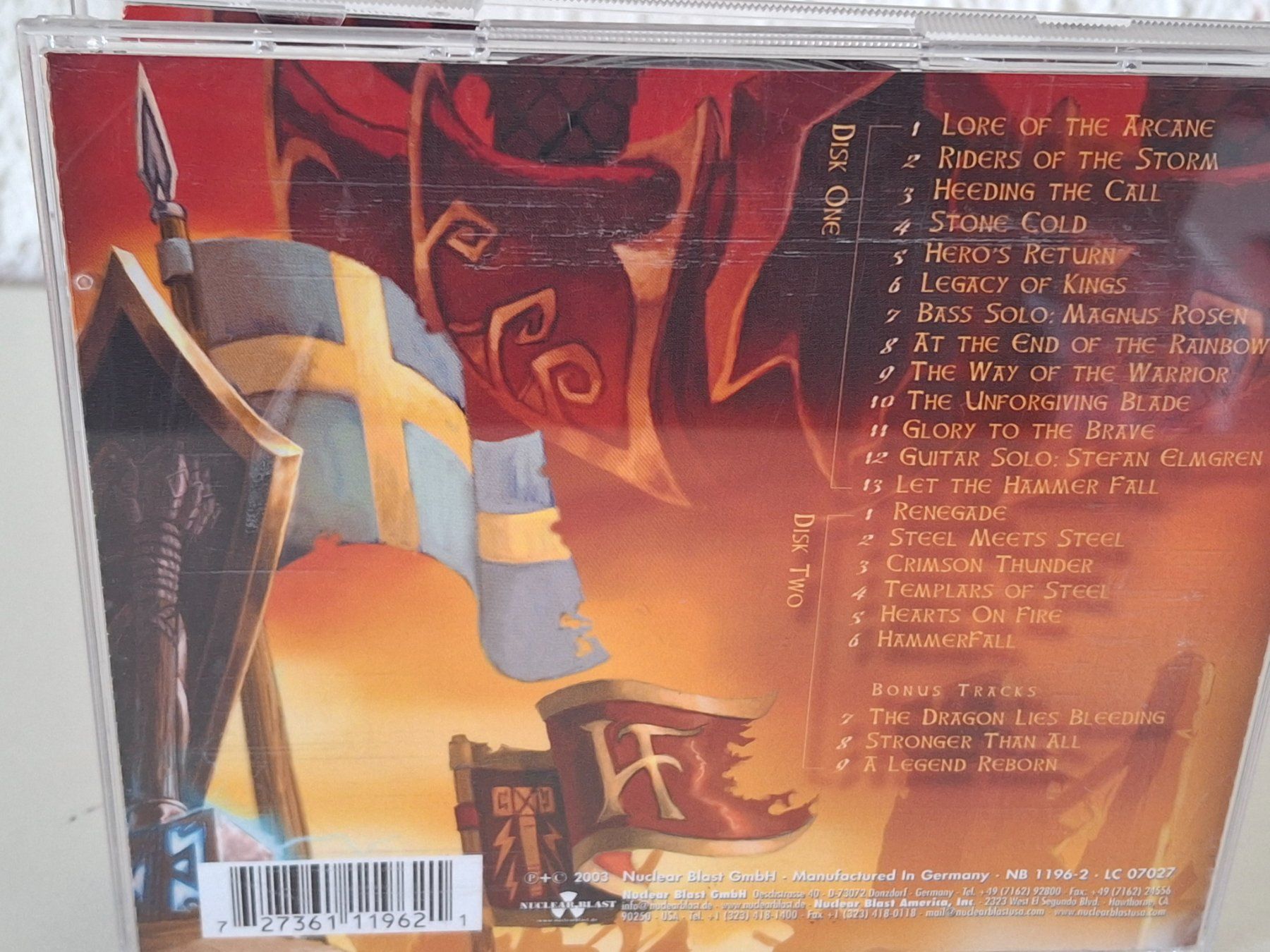 CDs: 2CD HammerFall  - One Crimson Night – D'occasion à Aarberg par Jackup1 1