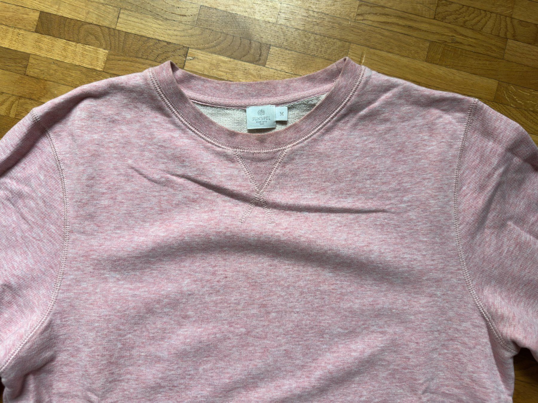 Pullover & Sweatshirts: Sunspel Loopback Sweatshirt Pink Size M – Gebraucht aus Lausanne von brixton 2