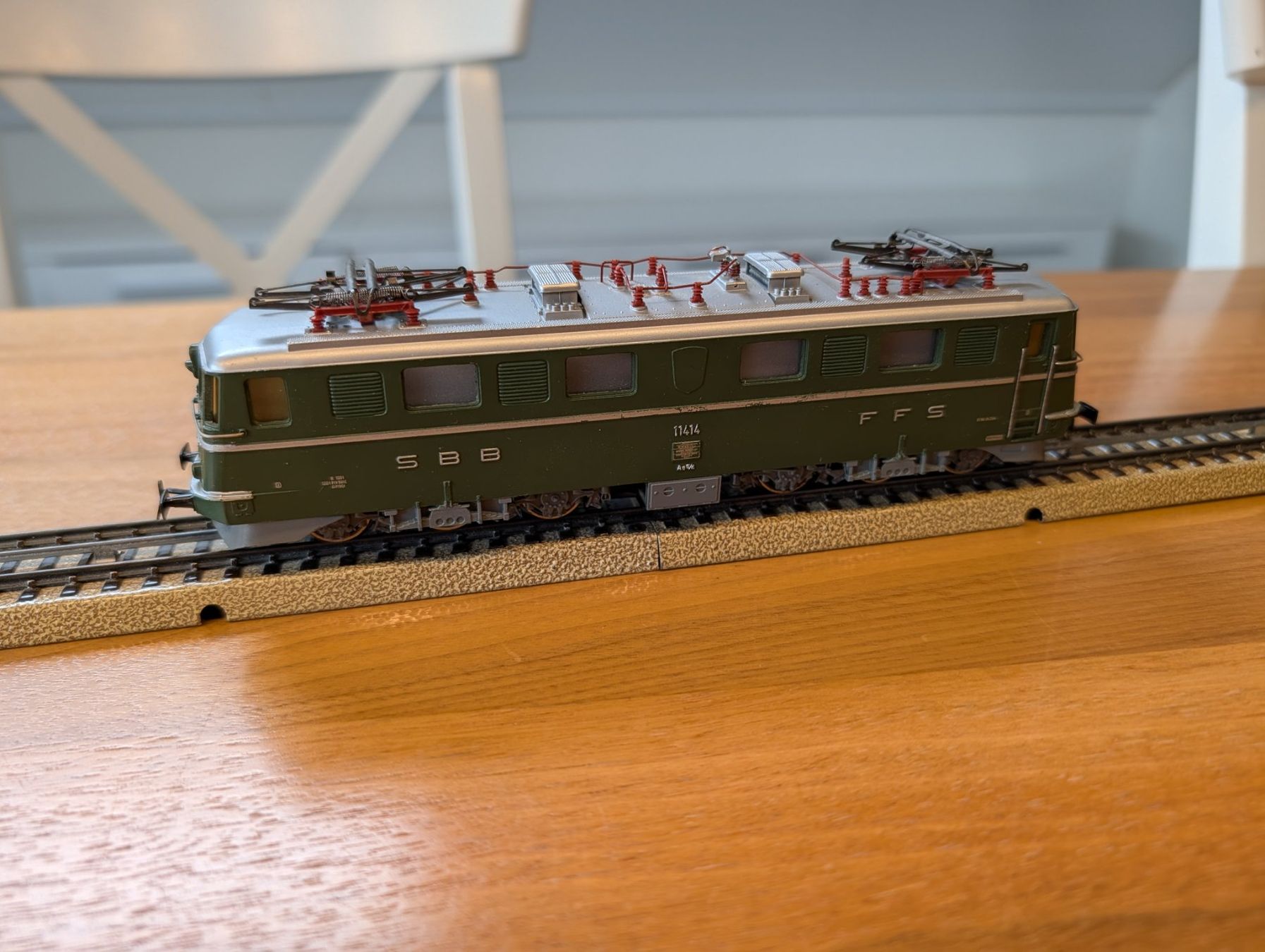 Märklin Modellini di ferrovie: Märklin H0 Ae 6/6, analog – Usato da Menzingen venduto da gessmenn 3