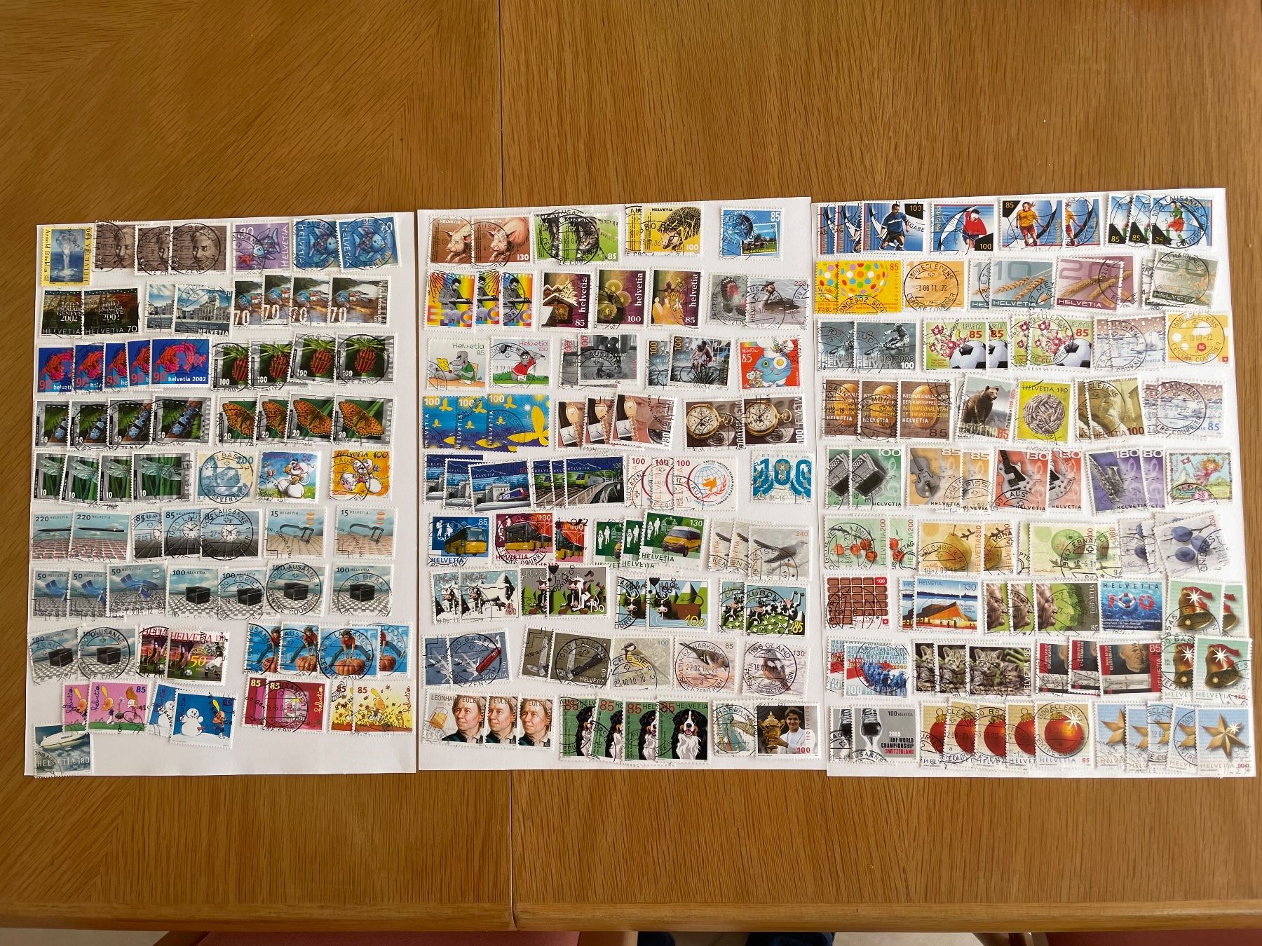 Tutti i francobolli: Timbres récents, oblit. choisies – Usato da Sonceboz-Sombeval venduto da Comment2