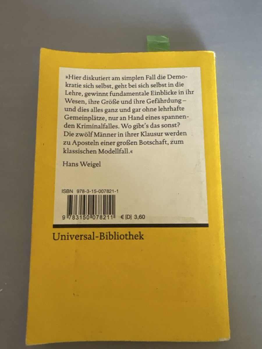 Bücher: Die zwölf Geschworenen – Gebraucht aus Bern von anni2213 1