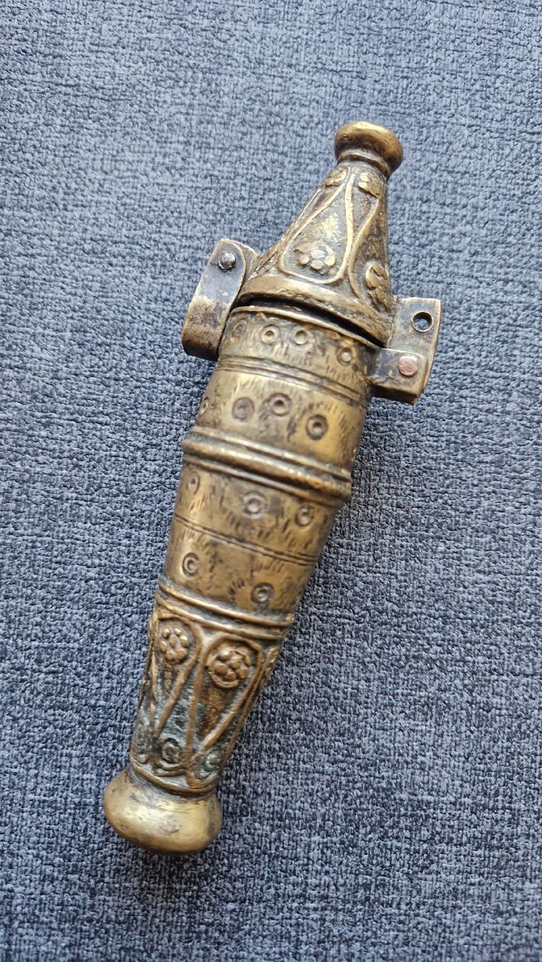 Tutte le decorazioni: Antike Messingdose mit Gravur, Vintage – Usato da Titterten venduto da Neleh82 1