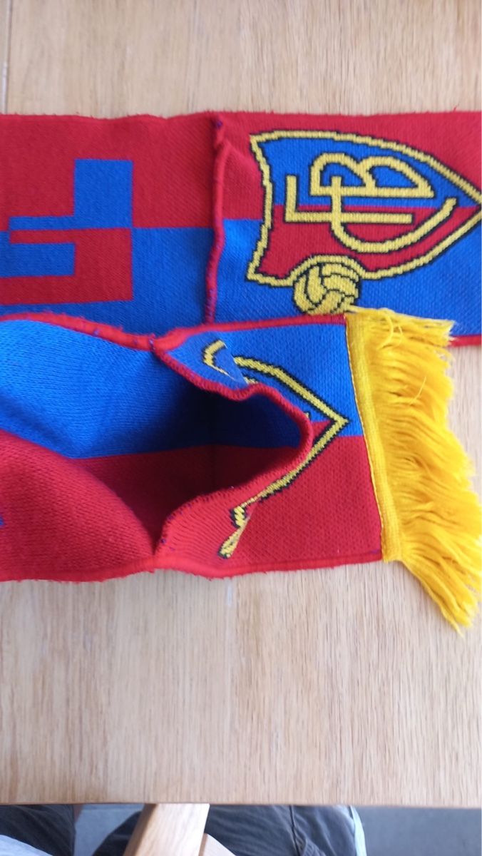 FC Basel Foulard & Sciarpe: Fc Basel Winter Schal Retro – Usato da Kaiseraugst venduto da RJ03 1