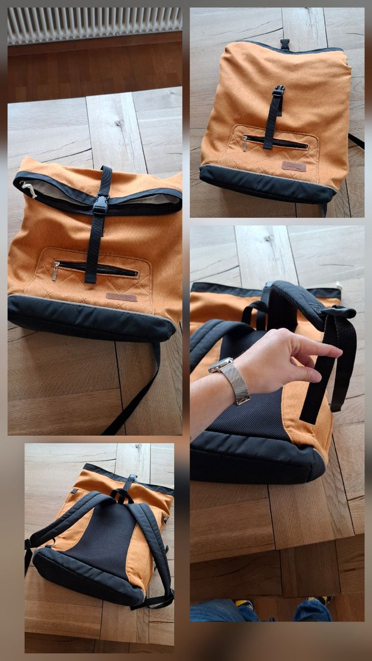 Rucksäcke: Hartan Wickelrucksack mit gerissenem Bändel – Gebraucht aus Birrwil von voe_nxc8