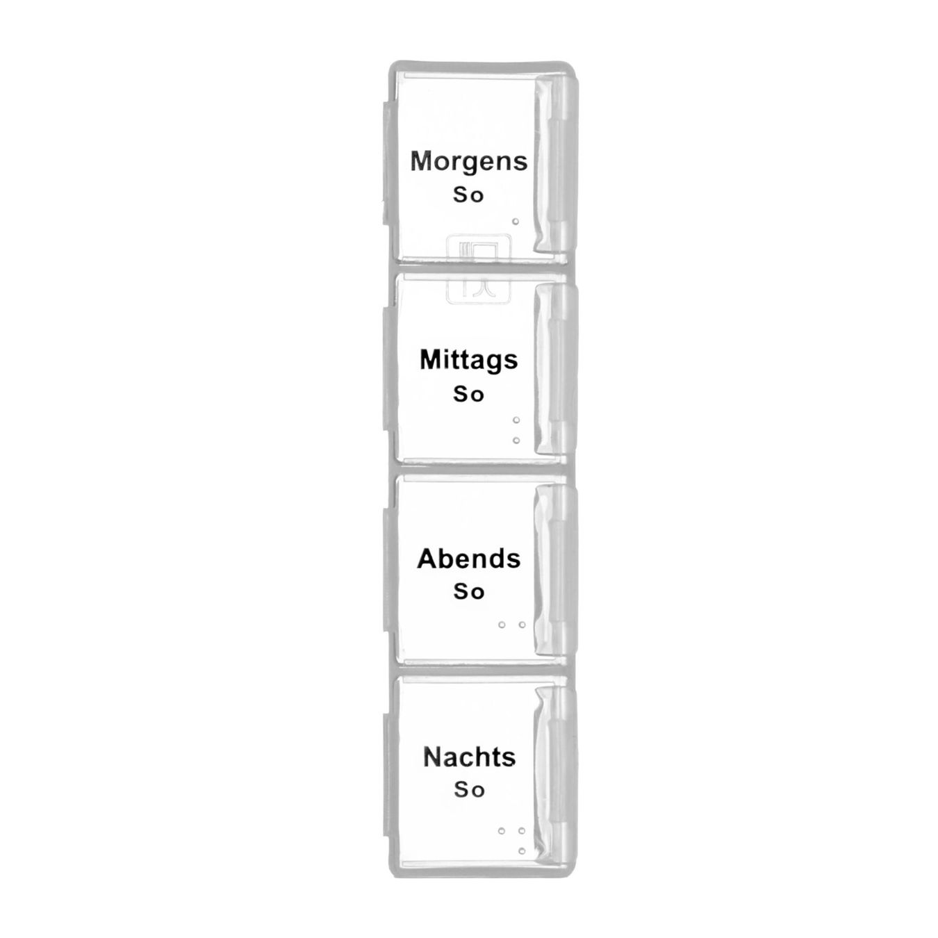 Altro in Cosmetici & Cura: TABLETTENBOX 7 TAGE MIT ETUI durchsichtig – Nuovo e nell'imballaggio originale da Gerlafingen venduto da Tsuru 5