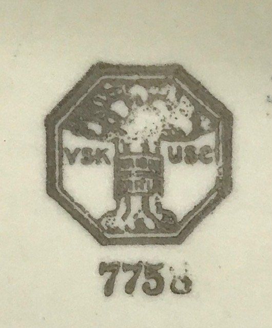 Piatti di portata: Schale eckig vom VSK USC Blümchen Motiv – Usato da Zürich venduto da gigimai67 6