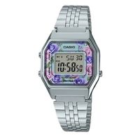⌚ Damenuhr ®CASIO Vintage Digital Floral 29mm 3 ATM NEU