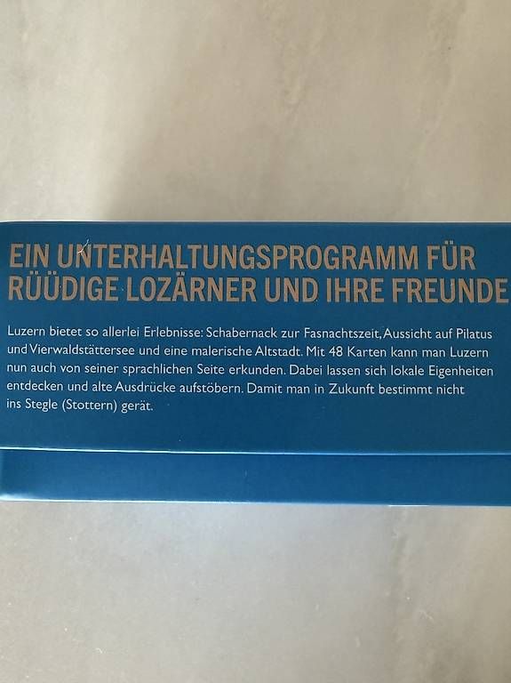 Jeux: Luzerner Memory, Dialektspiel – D'occasion à Dübendorf par laser_91 4