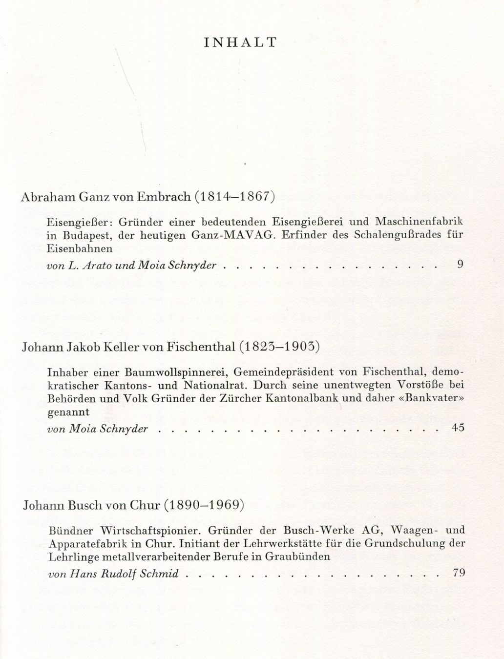 Libri: 3 Schweizer Pioniere der Wirtschaft und Technik – Usato da Aarau venduto da Elmaar41 2