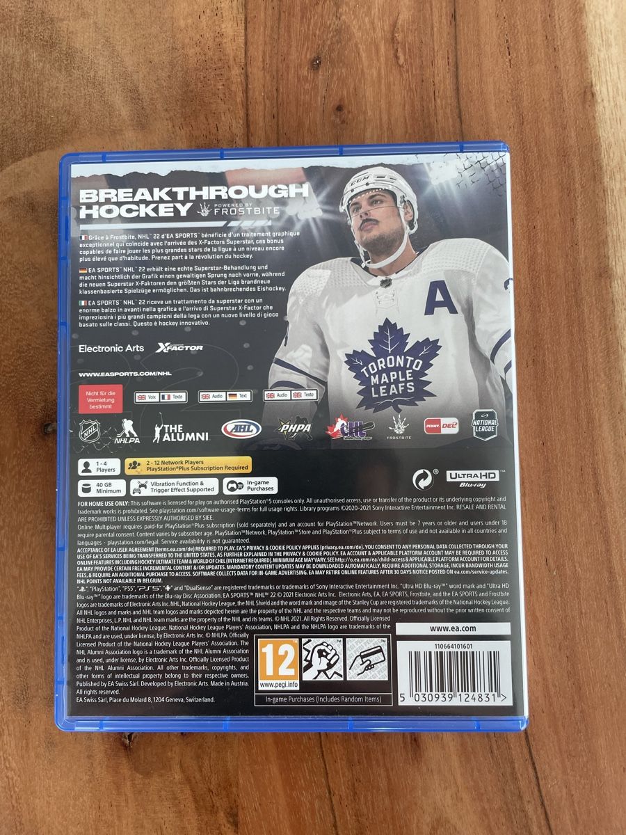 Sony Spiele: NHL22 für PS5 – Gebraucht aus Triesen von Nvdp77 1
