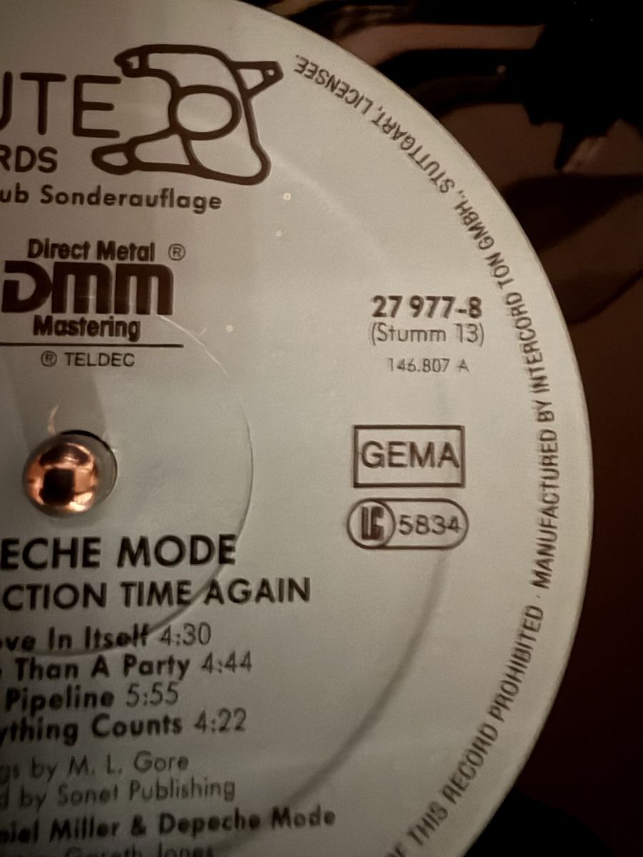 Dischi in vinile: Depeche Mode - Construction Time Again LP Vinyl 1983 DMM – Usato da Goldach venduto da Donpancho 7