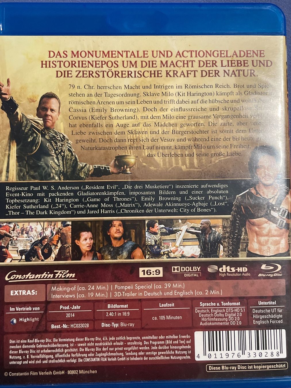 Tutti i DVDs: Pompeii    (2014) – Usato da Waldenburg venduto da Gonzo8 1
