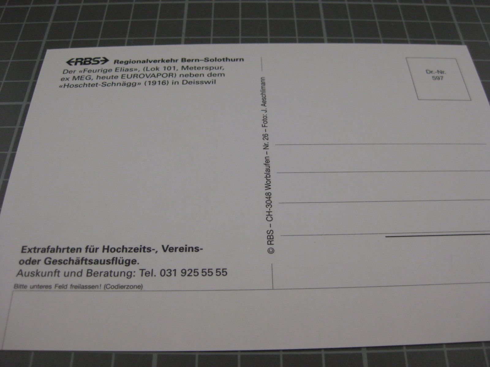 Cartoline postali: AK Deisswil mit Dampfzug – Nuovo (secondo la descrizione) da Malters venduto da Marosko 1