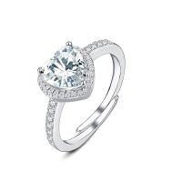 SALE 🇨🇭 | Verstellbarer Ring mit Herz, Demomodell