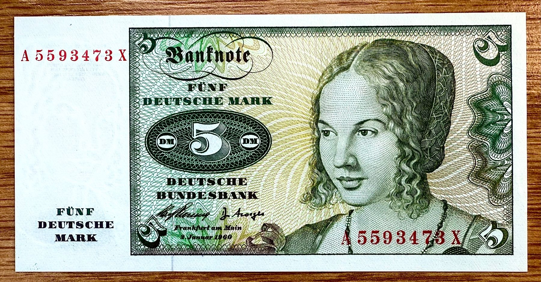 Banknoten: 5 Mark Deutschland 1980!!! UNC!!! – Neu (gemäss Beschreibung) aus Oberentfelden von NunoLouro