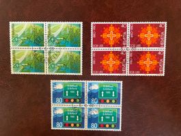1980 Sonderpostmarken II 4erblock ET-Stempel