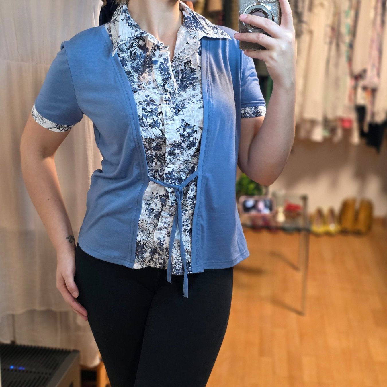 Camicette: KINGFIELD Bluse 38/40 Hemdoptik – Usato da Wald ZH venduto da CapLux