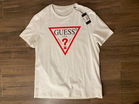 Guess T-Shirt weiss / rot Gr. XXL