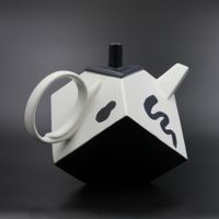 Teekanne "CUBE" von Rolf Sinnemark für Rörstrand, 1986.